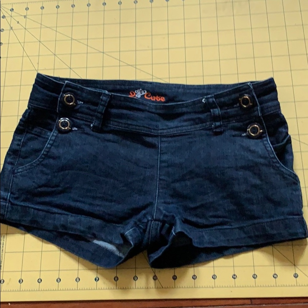 2 cute jean shorts size 1